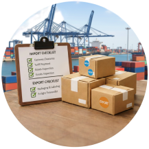 Facilitating international trade with strong global partnerships, ensuring compliance with regulatory requirements and timely delivery.